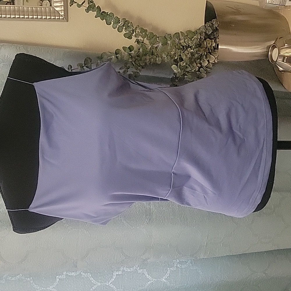 Express square-neck spaghetti strap top